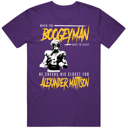 Alexander Mattison Boogeyman Minnesota Football Fan T Shirt