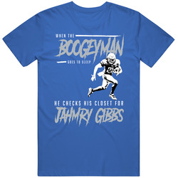 Jahmry Gibbs Boogeyman Detroit Football Fan T Shirt