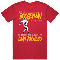 Isiah Pacheco Boogeyman Kansas City Football Fan T Shirt
