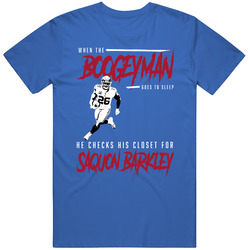 Saquon Barkley Boogeyman New York Football Fan T Shirt
