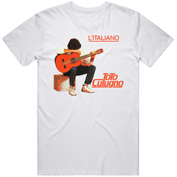 Toto Cutugno L'italiano Album Italian Singer Fan T Shirt