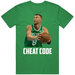 Kristaps Porzingis Cheat Code Fan T Shirt