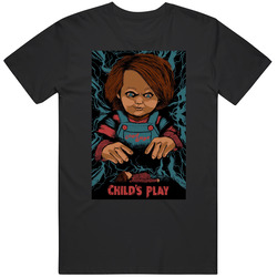 Child's Play Evil Doll Chuck Horror Movie Fan T Shirt
