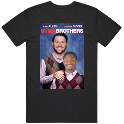 Josh Allen Stefon Diggs Step Brothers Parody T Shirt