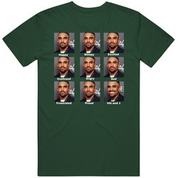Jalen Hurts Faces 4th And 1 Tush Push Football Fan T Shirt