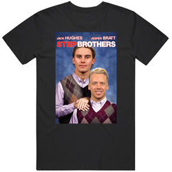 Jack Hughes Jesper Bratt Step Brothers Parody T Shirt