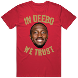 In Deebo Samuel We Trust Wide Out Football T Shirt