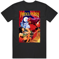 Prince Of Persia Retro Video Game 1980s T Shirt