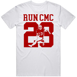 Run Cmc Christian Mccaffrey Football Fan T Shirt