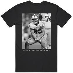 Christian Mccaffrey Flexing Fan T Shirt