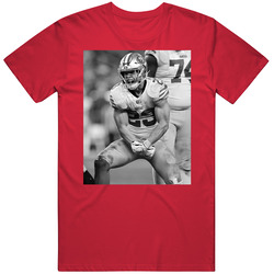 Christian Mccaffrey Flexing Football T Shirt