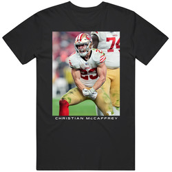 Christian Mccaffrey Flexing Fan Football T Shirt