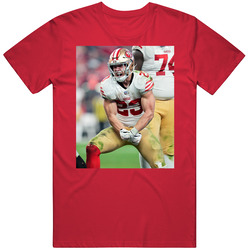 Christian Mccaffrey Flexing Football Fan T Shirt