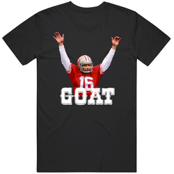 Joe Montana Goat Football Fan T Shirt