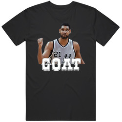 Tim Duncan Goat Basketball Fan T Shirt