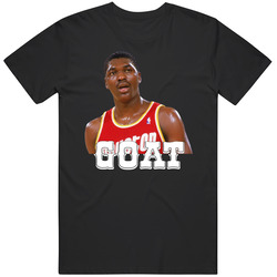 Hakeem Olajuwon Goat Basketball Fan T Shirt