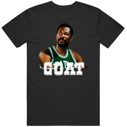Bill Russell Goat Basketball Fan T Shirt