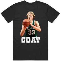 Larry Bird Goat Basketball Fan T Shirt
