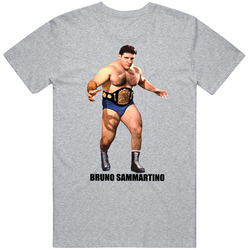Bruno Sammartino Classic Retro Wrestling T Shirt