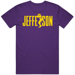 Justin Jefferson Griddy Dance Football T Shirt