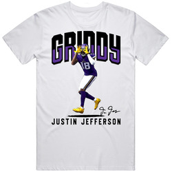 Justin Jefferson Griddy Dance Football Fan T Shirt