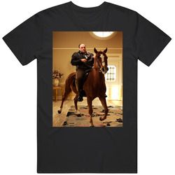 Tony Soprano On A Pony Tone On A Pone Funny T Shirt