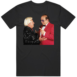 Gorilla Monsoon Bobby The Brain Heenan Wrestling Fan T Shirt