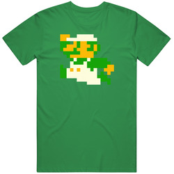 Small Luigi Super Mario Brothers Video Game T Shirt