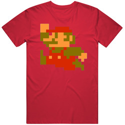 Small Mario Super Mario Brothers Video Game T Shirt