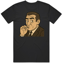 Robert De Niro Goodfellas Cartoon Smoking T Shirt