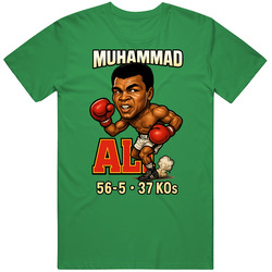 Muhammad Ali Caricature Boxing Record T Shirt