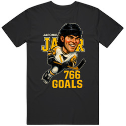 Jaromir Jagr 766 Goals Sports Caricature T Shirt