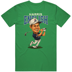 Harris English Caricature Golf T Shirt