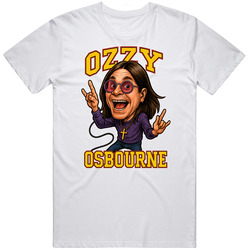 Ozzy Osbourne Caricature T Shirt