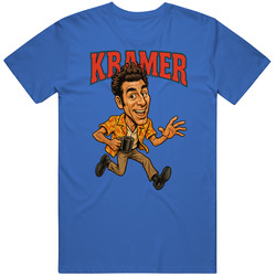 Kramer Seinfeld Caricature Tv Show T Shirt