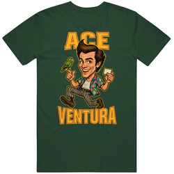Ace Ventura Movie Caricature T Shirt