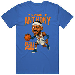 Carmelo Anthony Basketball Caricature T Shirt