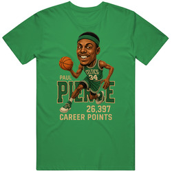 Paul Pierce Basketball Caricature T Shirt