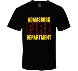 Adamsburg Fire Department Personalized City T Shirt