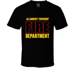 Allamuchy Township Fire Department Personalized City T Shirt