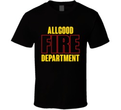 Allgood Fire Department Personalized City T Shirt