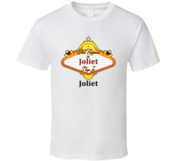 Joliet What Happens in Vegas Parody Funny Custom T Shirt