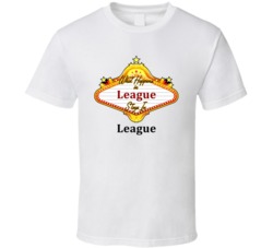 League What Happens in Vegas Parody Funny Custom T Shirt