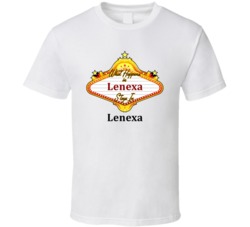 Lenexa What Happens in Vegas Parody Funny Custom T Shirt