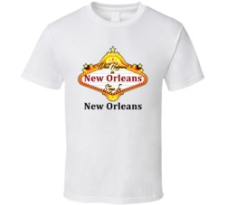 New Orleans What Happens in Vegas Parody Funny Custom T Shirt
