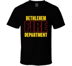 Bethlehem Fire Department Personalized City T Shirt