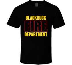 Blackduck Fire Department Personalized City T Shirt