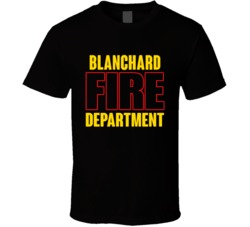 Blanchard Fire Department Personalized City T Shirt