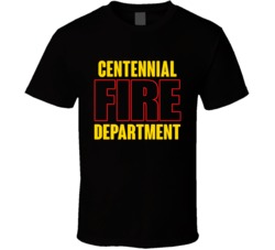 Centennial Fire Department Personalized City T Shirt