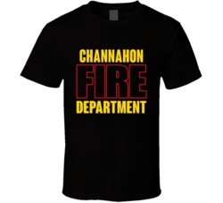 Channahon Fire Department Personalized City T Shirt